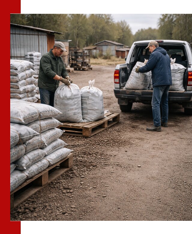 Купить конский навоз в мешках с доставкой в Каменке