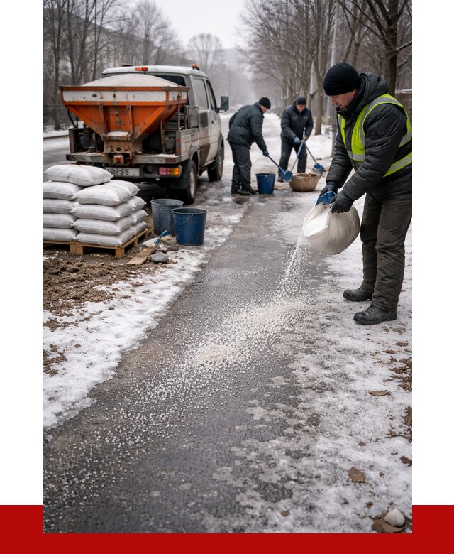 Реагент против гололеда в Каменке с доставкой от 4552 р. | ПРОНЕРУДКам