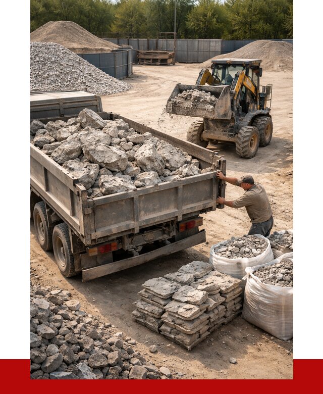 Купить бой бетона с доставкой в Каменке от 4855 р. | ПРОНЕРУДКам