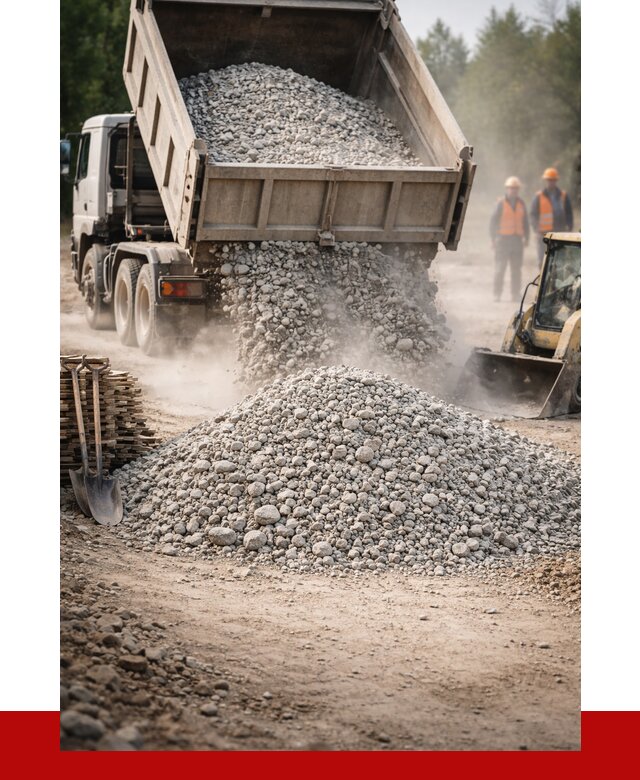 Купить дробленый бетон в Каменке от 1720 р./куб | ПРОНЕРУДКам