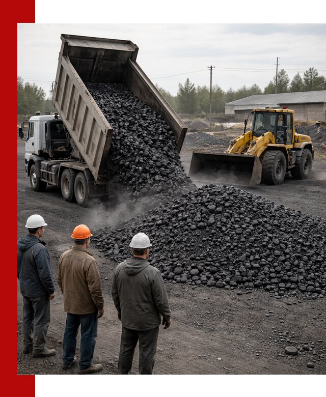 Доставка угля антрацита в Каменке с самосвалами и погрузкой