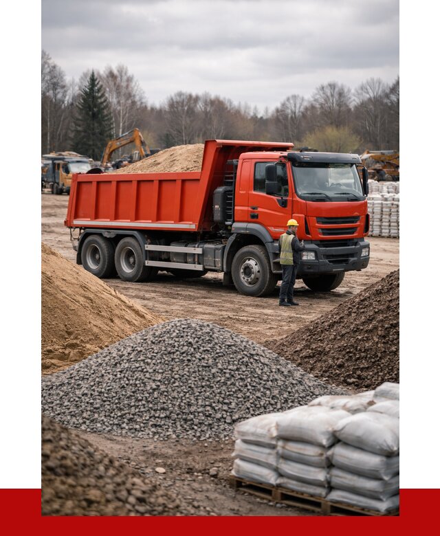 Доставка самосвалом 25 кубов в Каменке от 7586 р. | ПРОНЕРУДКам