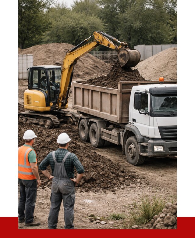 Вывоз грунта в Каменке от 4552 р. самосвалом | ПРОНЕРУДКам