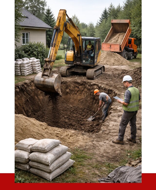 Рытье котлована в Каменке быстро от 4552 р. ПРОНЕРУДКам