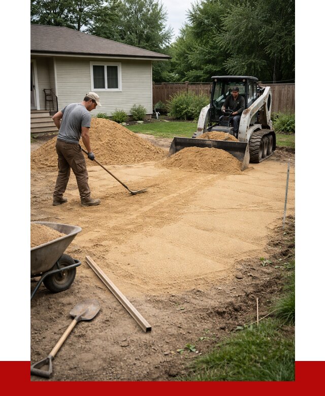 Отсыпка участка песком в Каменке, от 2529 р., ПРОНЕРУДКам