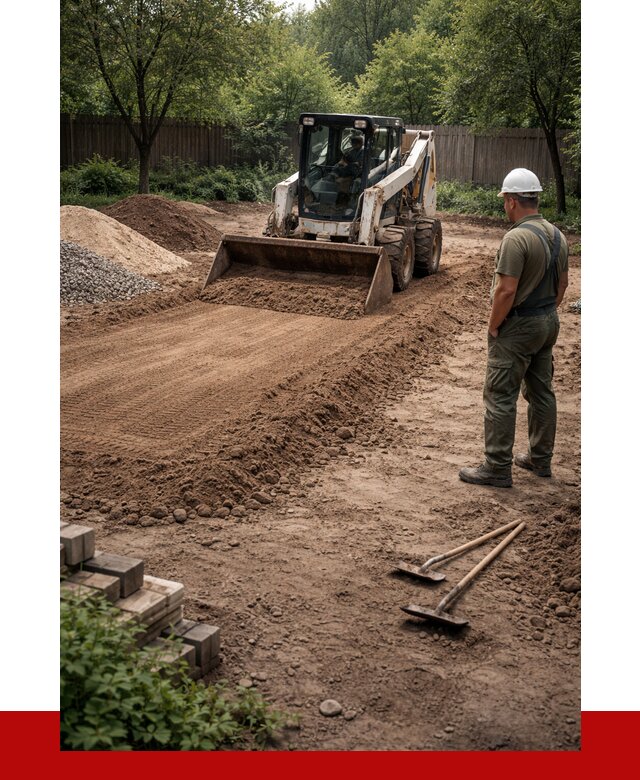 Выравнивание участка под ключ в Каменке от 3540 р. | ПРОНЕРУДКам