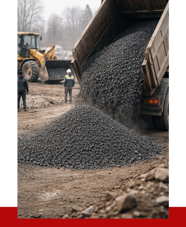 Асфальтовая крошка в Каменке с доставкой от 1821 р. | ПРОНЕРУДКам